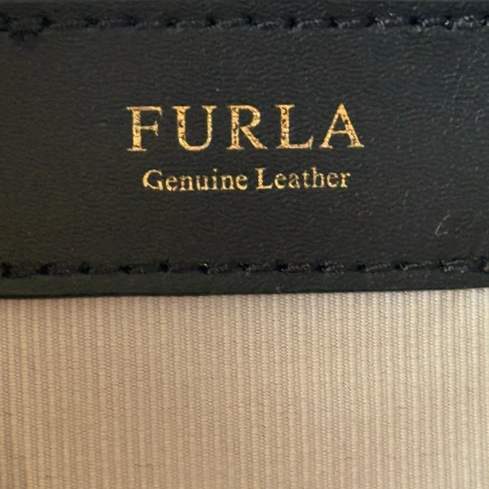Furla Elegant Gray and Tan Tote - Picture 9 of 10